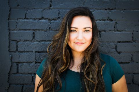 Long brunette waves