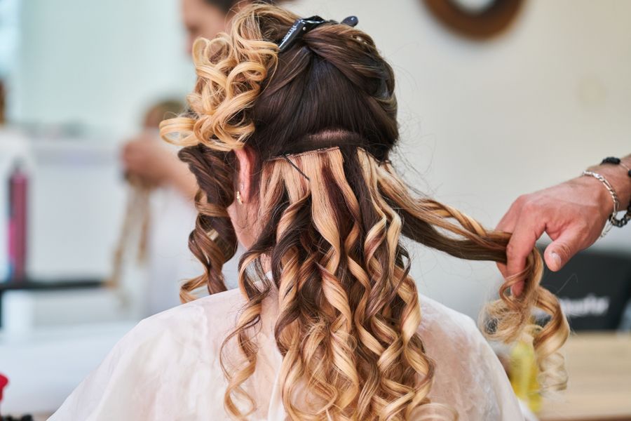 Long layers at Annan Barber and Hairdresser